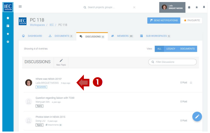 Replying to discussions.