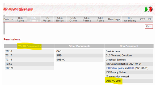 OSD Voter for TCs