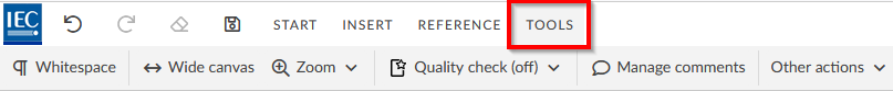 Options within the OSD tool tab on the OSD ribbon interface.