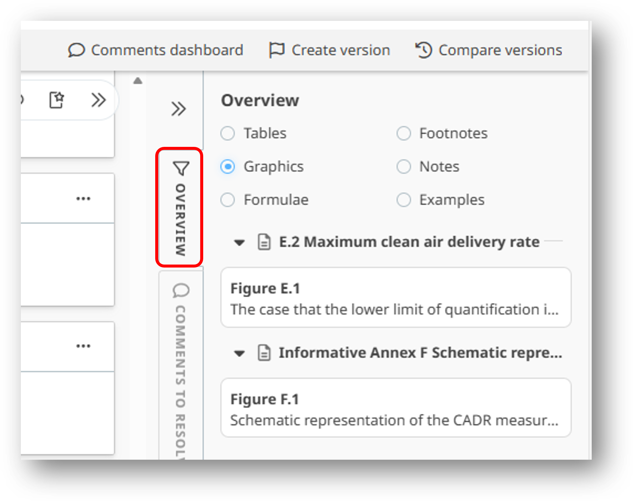 The OSD Overview tab showing Overview navigation options.