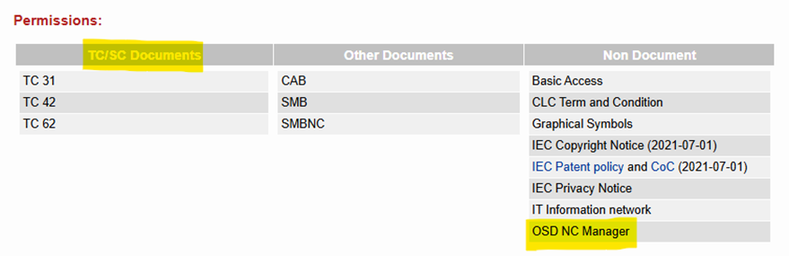 OSD Manager for three TCs