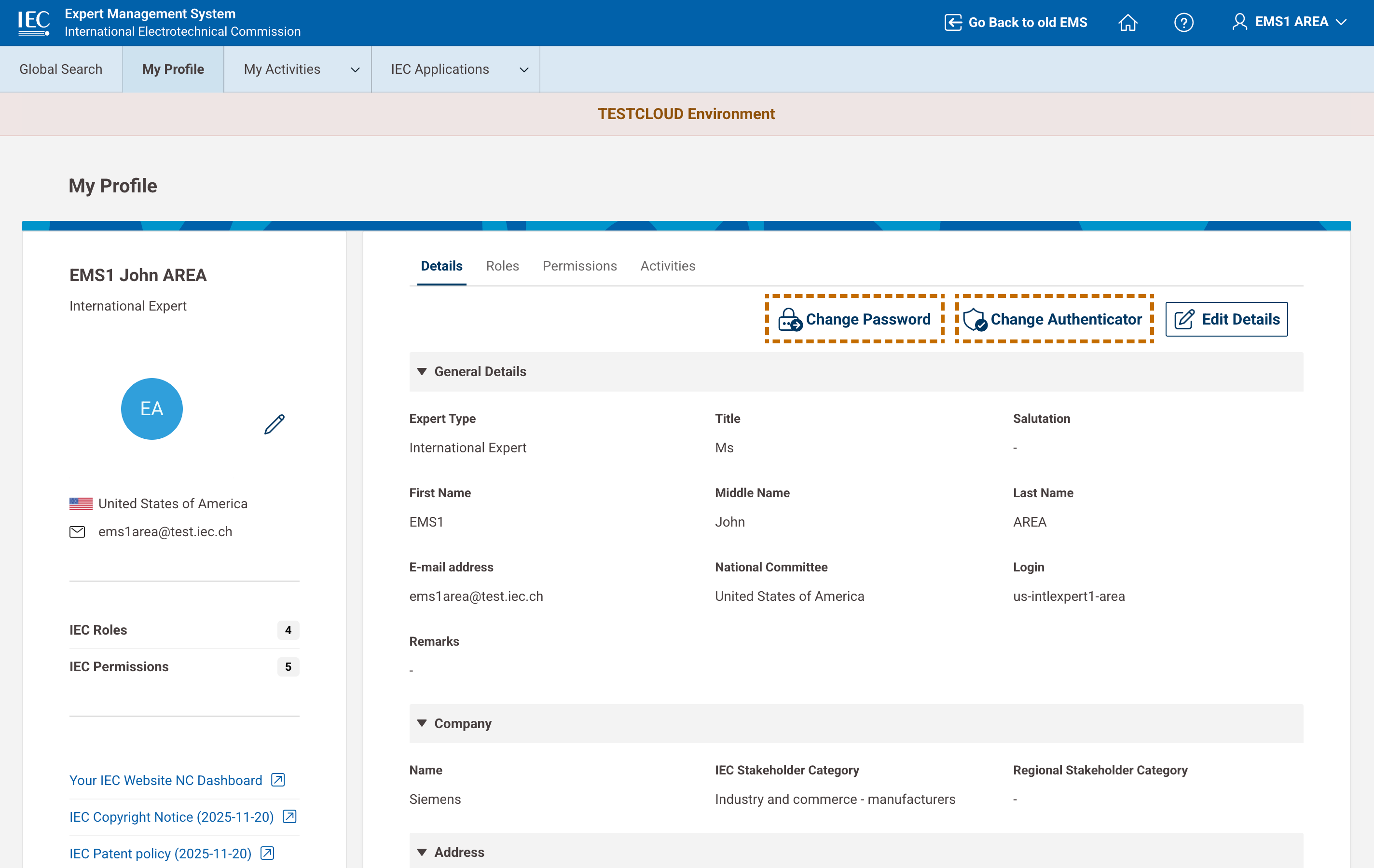 04_My Profile – Change Password & Change Authenticator options.png